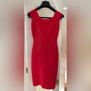 Herve Leger dress - Icon off the shoulder in red